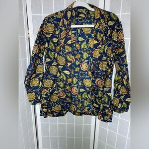 NWT roopkala set Floral Patterned Light jacket and pants